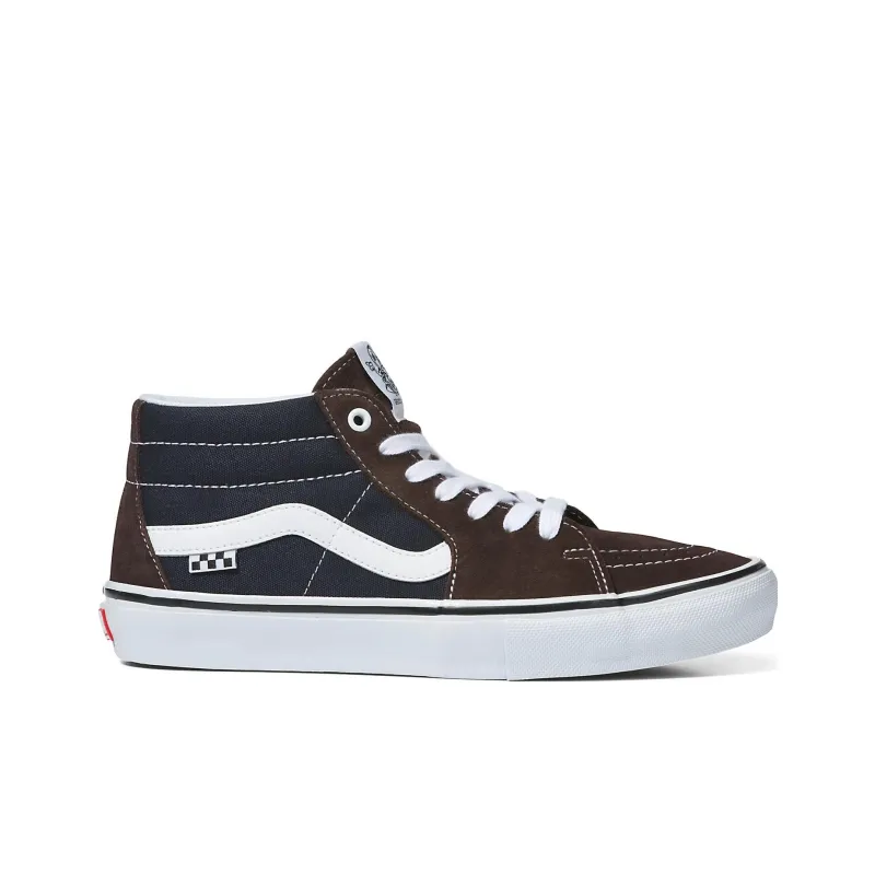 Vans Skate Grosso Mid 'Dark Brown Navy'-1