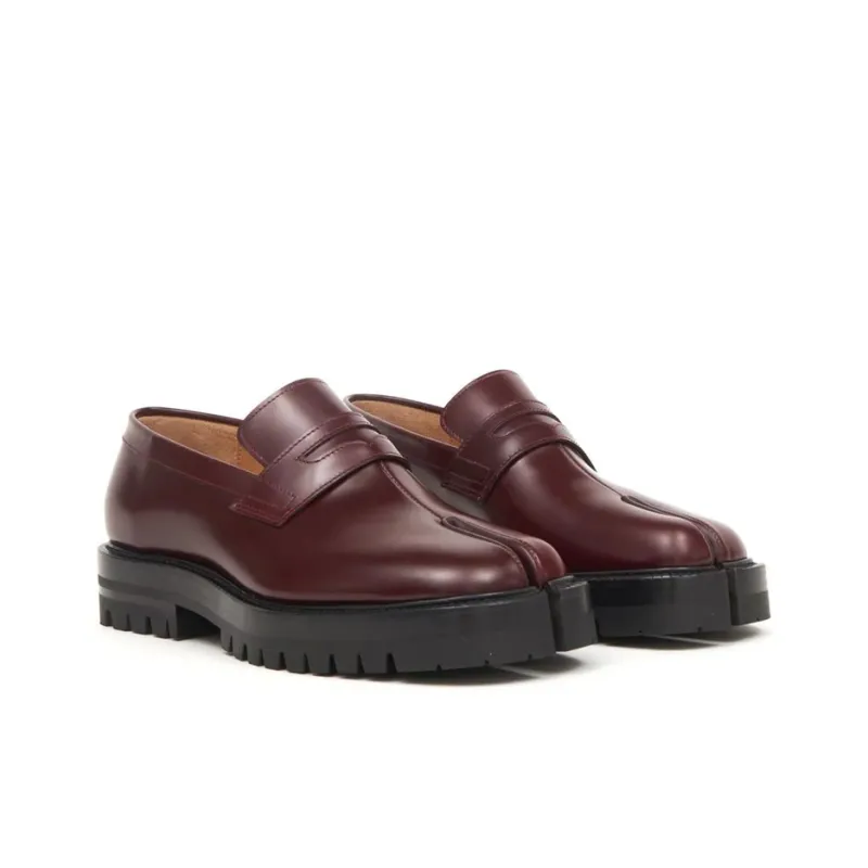 Maison Margiela Tabi Leather Loafers-2