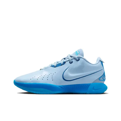 Nike LeBron 21 Blue Diver Translucent Blue Outsole