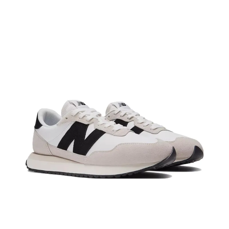 New Balance 237 Sea Salt Black White-2