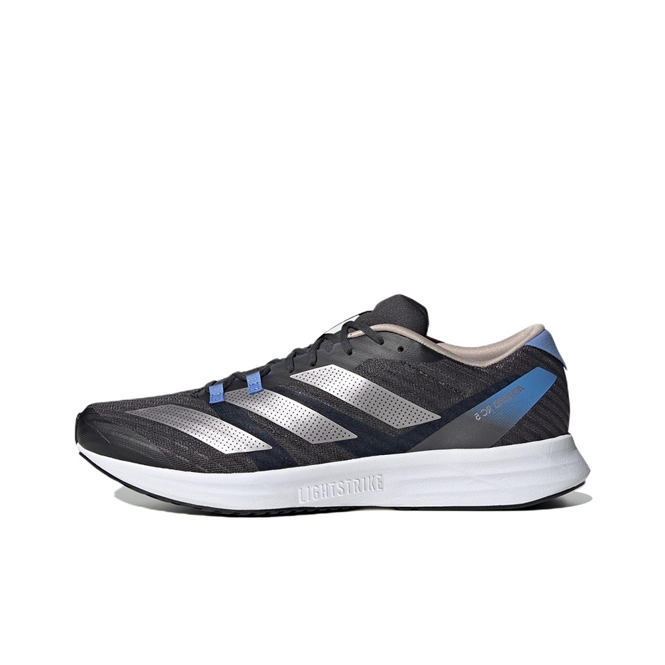 Adidas Adizero RC 5 Mens Running Shoes | Black White | Size