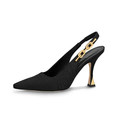 LOUIS VUITTON SPARKLE High Heels Women's Black