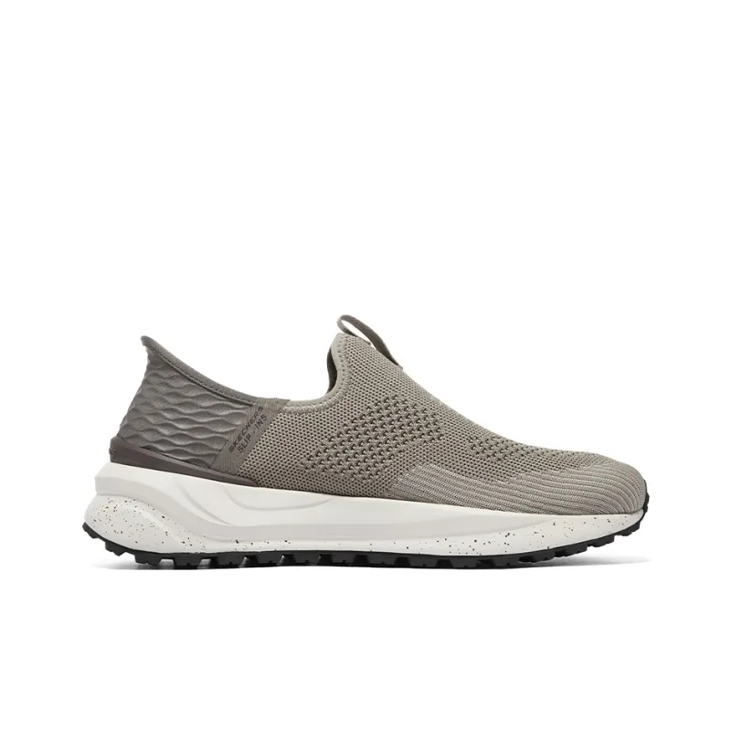 Skechers Slip Ins Slip Ins Technology Breathable Lightweight Low Top Casual Shoes Men's Gray-1