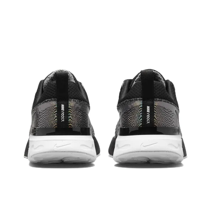Nike React Infinity Run Flyknit 3 Premium 'Black Zebra Iridescent' Women's-4