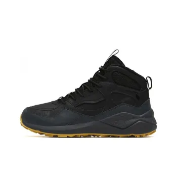 Anta Life Collection Basalt Durable Warm High Top Casual Shoes Men's Black