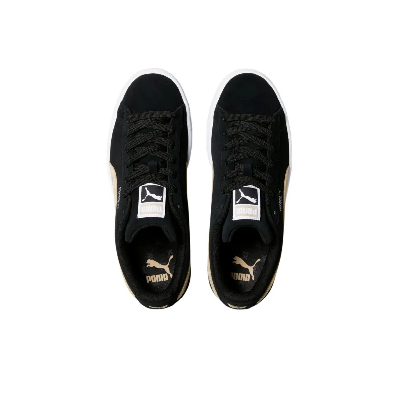PUMA Suede T7 PUMA Black Light Sand PUMA White Women's-2
