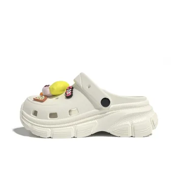 CHEDOIR Cartoon DIY Big Head Baby Clogs Women's