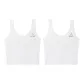[2 Pack]White+White