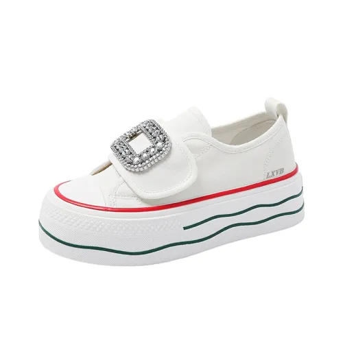LXVB Slip-Resistant Cushioning Low-Top Skateboard Shoes Women's