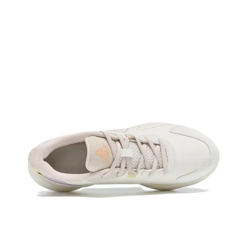 PEAK Effortless Anti Slip And Wear Resistant Lightweight Low Top Running Shoes Women's White Gray Purple-2