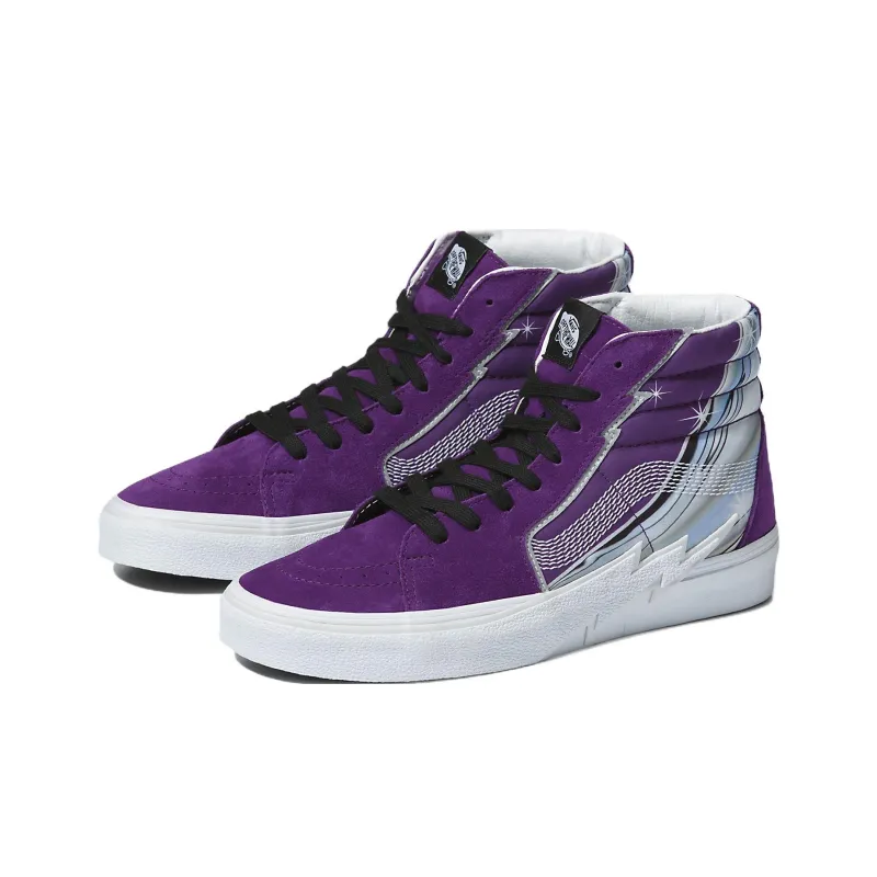 Vans Sk8 Hi Bolt Chrome Flash Shoes 'Acai Purple' Women's-2