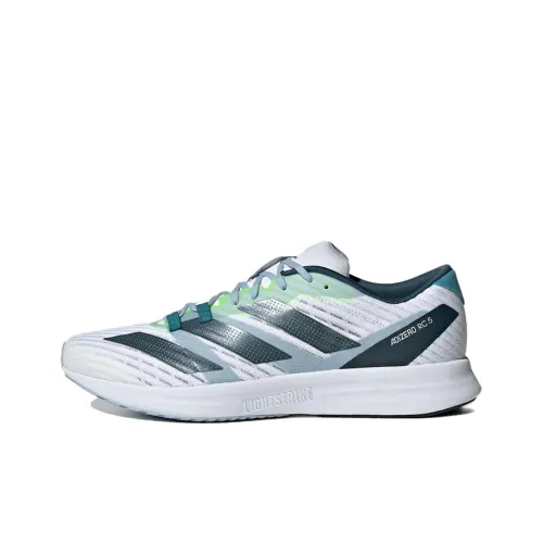 Adidas Adizero RC 5 Running Shoes Unisex Low-Top White/Blue