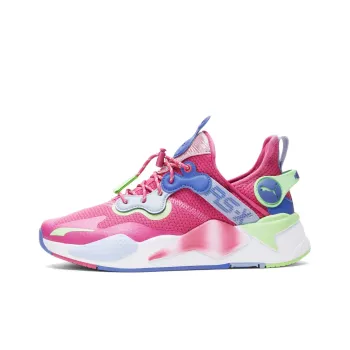 PUMA RS-X T3ch Hm Anti-Slip Wear-Resistant Low-Top Casual Shoes Women's Pink Purple Green