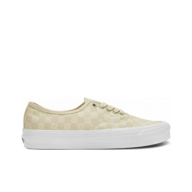 Vans Vault Og Authentic Lx Checkerboard Vintage Cream-1