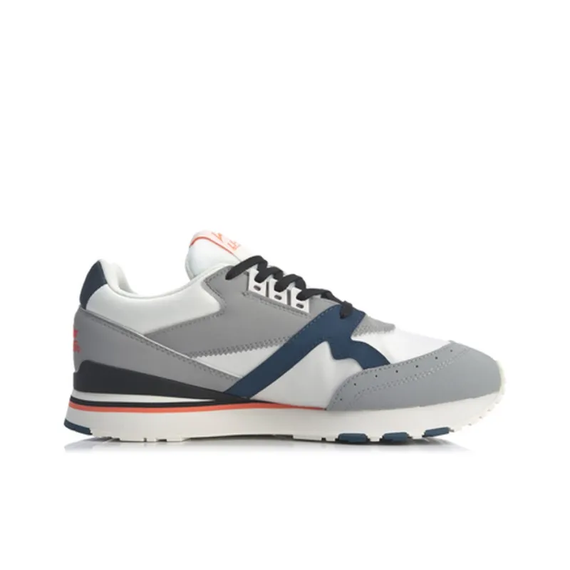 LiNing 001 Origin Lightweight And Breathable Low Top Casual Shoes Men's Gray White-1