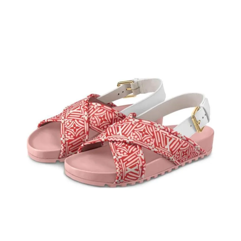 LOUIS VUITTON Lv Crafty Bom Dia 'Pinkred White' Women's-3