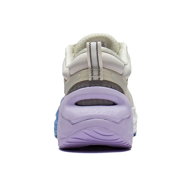LiNing Furious Rider 6.0 Lightweight Coverage Low Top Running Shoes Women's Pearl White-5
