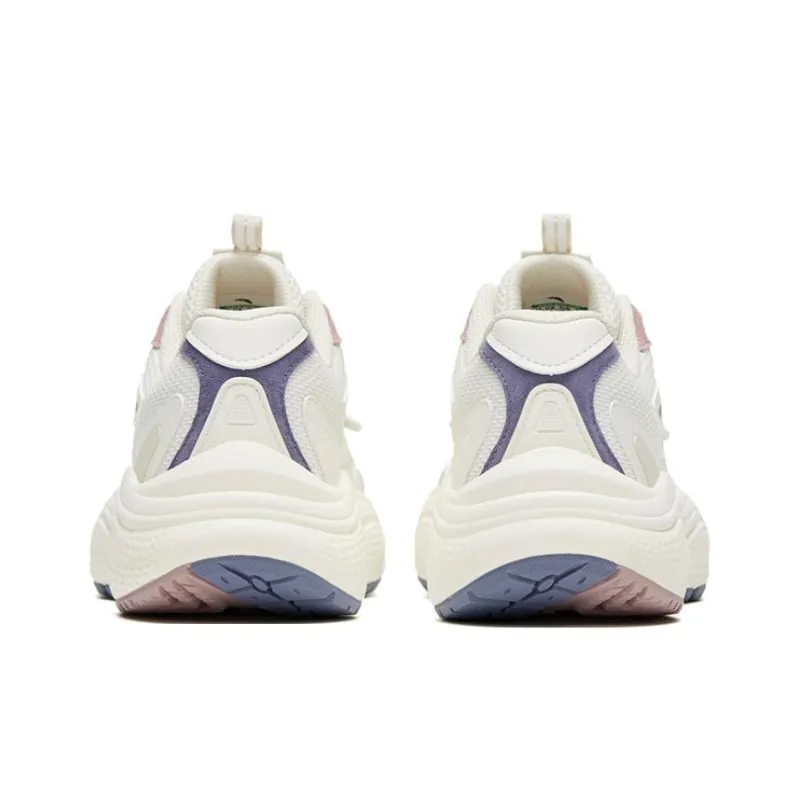Anta Life Collection C37 Anti Slip Wear Resistant Low Top Sports Casual Shoes Women's White Gray-4