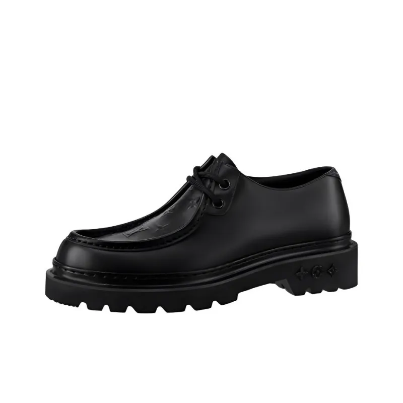 LOUIS VUITTON Major Loafers 'Black With Top Monogram'-0