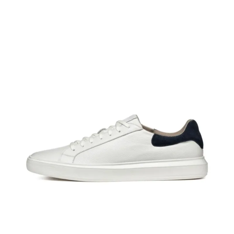 GEOX Slip-Resistant Low-Top Skateboard Shoes Men's White-0