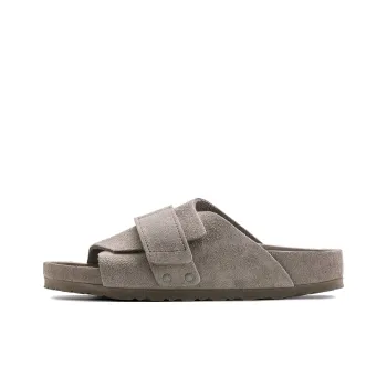 Birkenstock Kyoto Suede Leather Sandals 'Gray Taupe'
