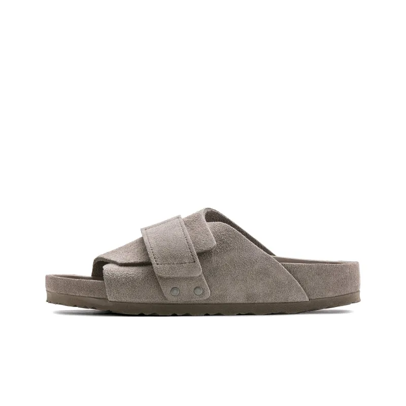Birkenstock Kyoto Suede Leather Sandals 'Gray Taupe'-0