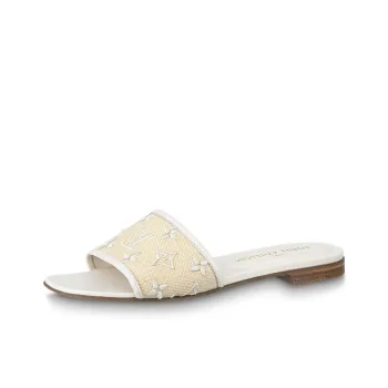 LOUIS VUITTON Revival Flat Mules 'Yellow' Women's