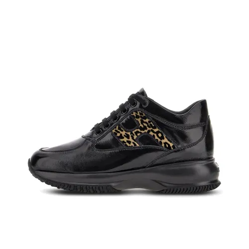 HOGAN Logo Patch Low-Top Sneakers Women's