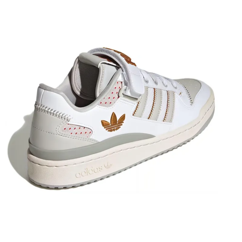 Adidas Originals Forum Low Shoes 'White Grey Red'-2
