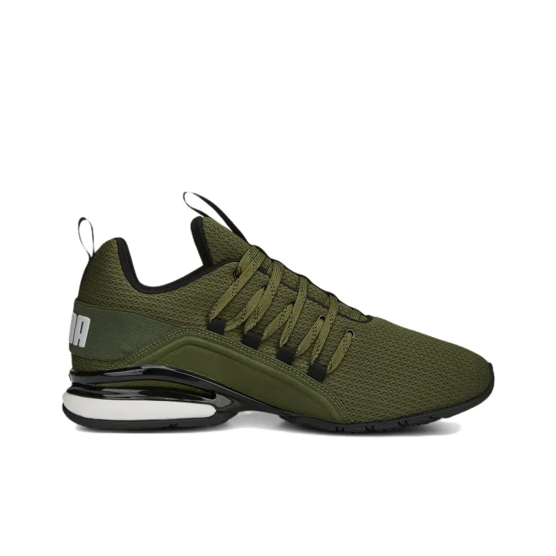 PUMA Axelion Refresh Anti-Slip Wear-Resistant Low-Top Running Shoes Green-1