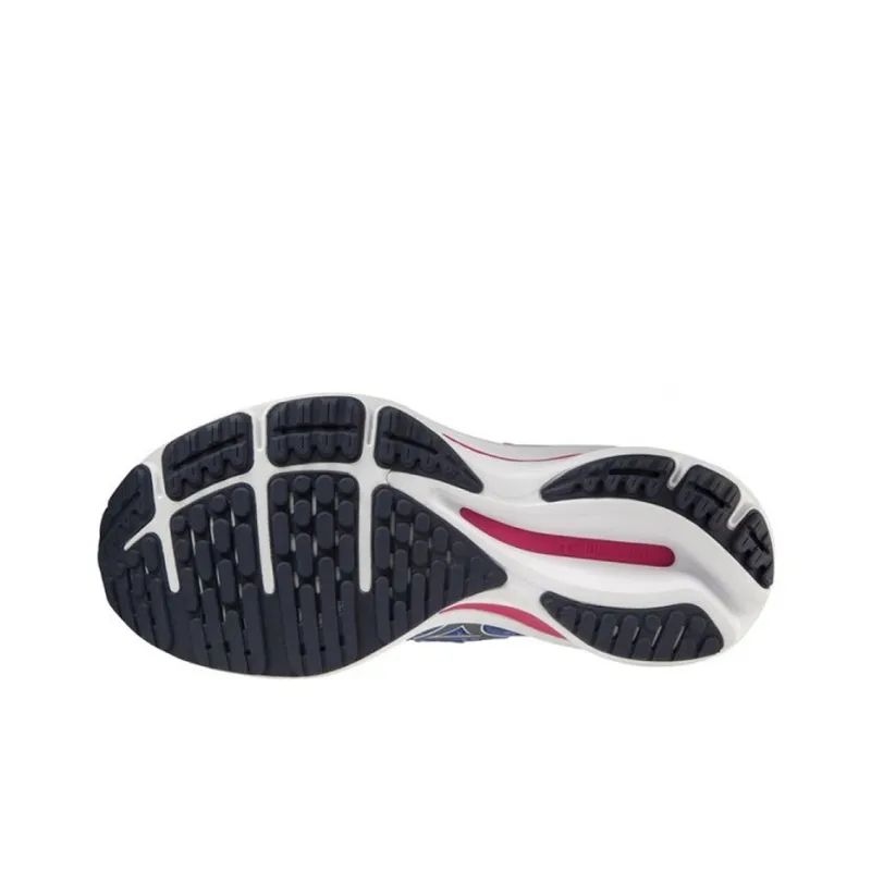 Mizuno Women's Wave Rider 25 Waveknit Super Wide 'Blue White' Women's-2