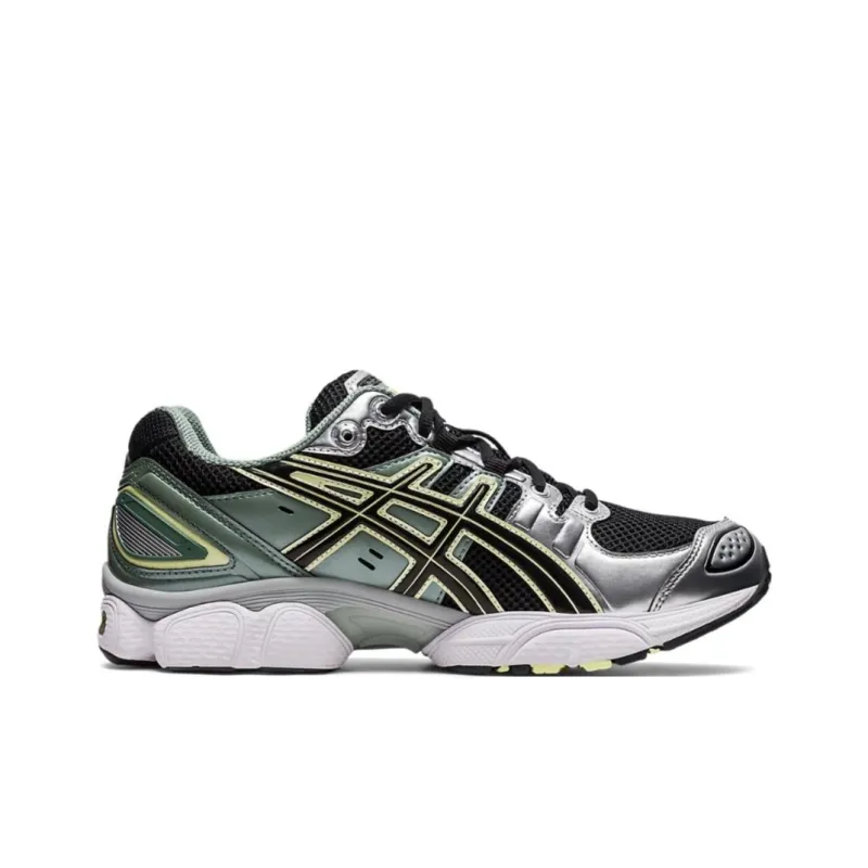 Asics Gel Nimbus 9 Black Green Yellow Silver-1