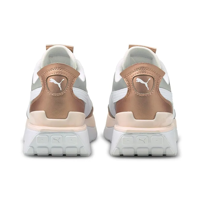 PUMA Cruise Rider Chrome White Rose Gold Women's-3