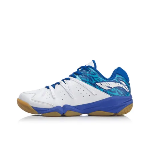 LINING Dovega Badminton Shoes Men Low-Top Blue/White