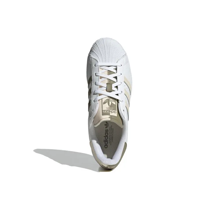 Adidas Superstar 'White Olive Green' Women's-4