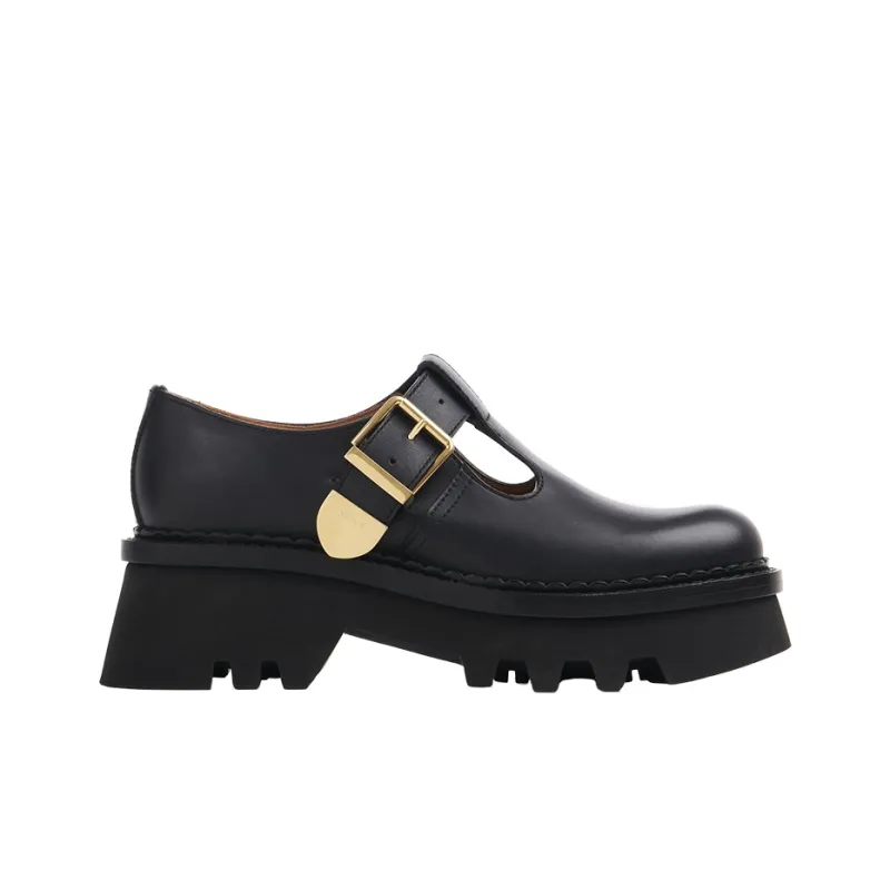 Chloé Owena Leather Loafers-1