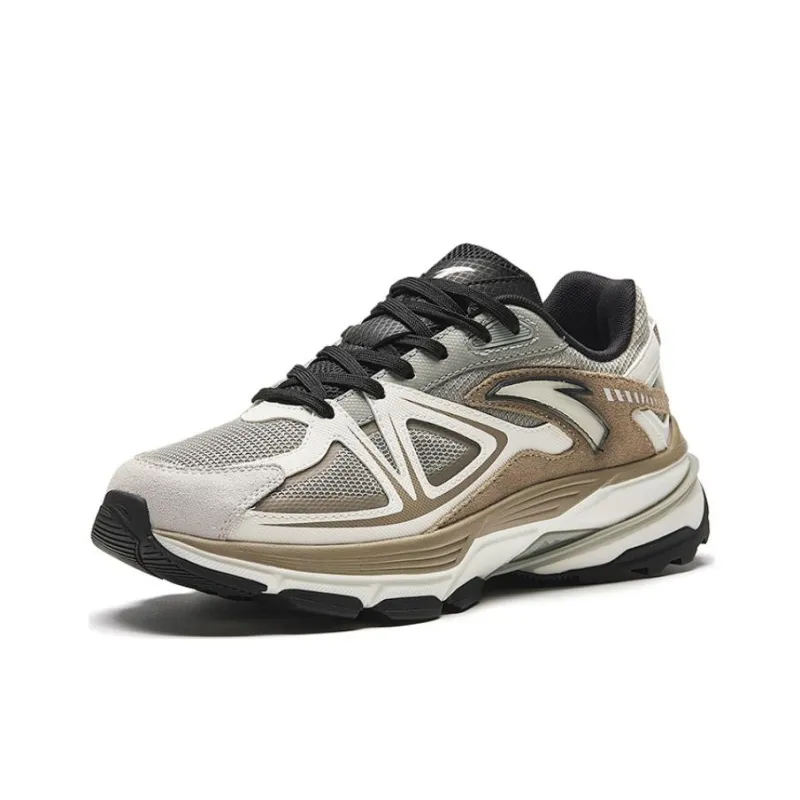 Anta Walker Anti Slip Wear Resistant Low Top Running Shoes Women's Brown-1