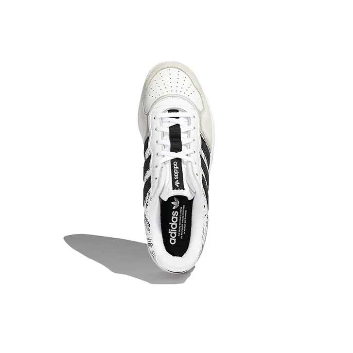 Courtic Adidas Originals 'Allover Print White Black'-4