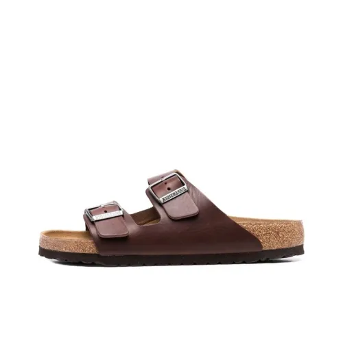Birkenstock Arizona Leather 'Vintage Wood Roast'