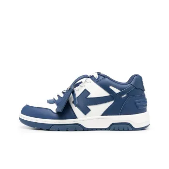 OFF WHITE Out Of Office Ooo Low Tops Dusty Blue White