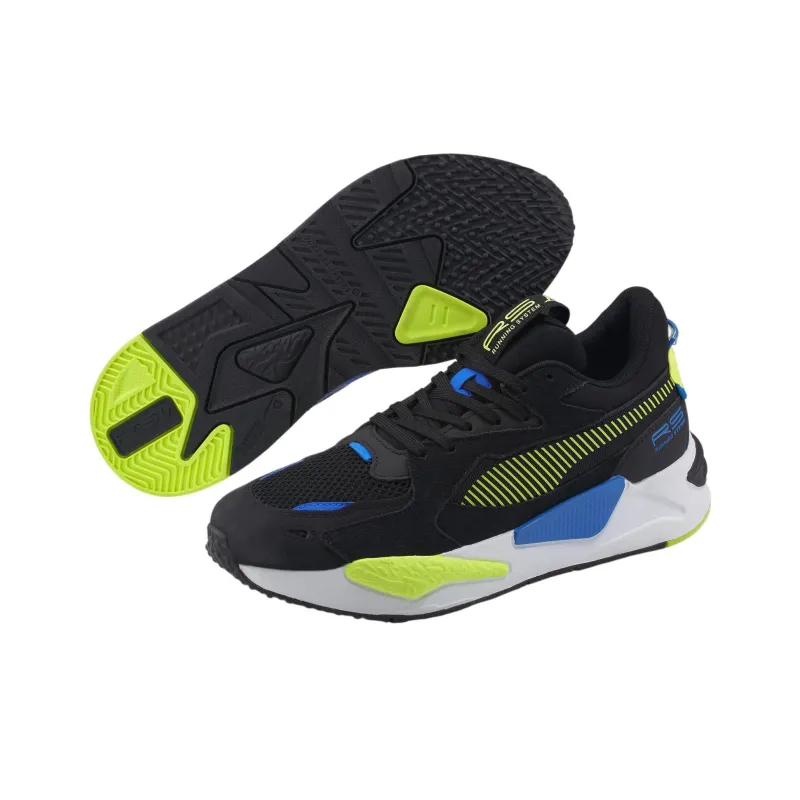 PUMA RS-Z Reinvention Anti-Slip Wear-Resistant Low-Top Sports Casual Shoes Unisex Black Cyan-4