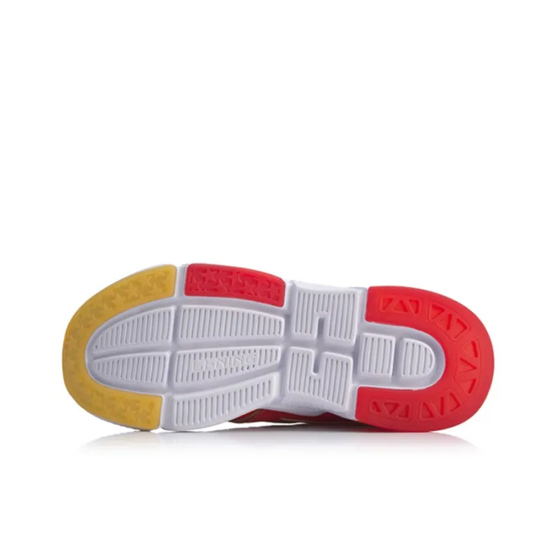 LiNing 001 Cushioning Anti Slip And Wear Resistant Low Top Casual Shoes Men's Red-3