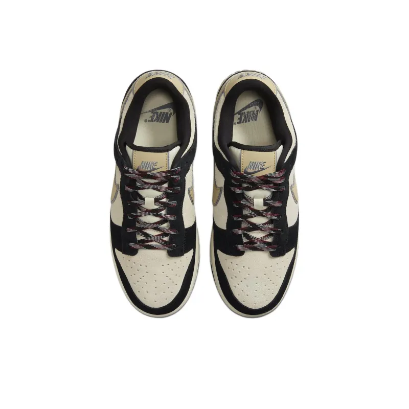 Nike Dunk Low Lx Black Suede Team Gold Women's-3