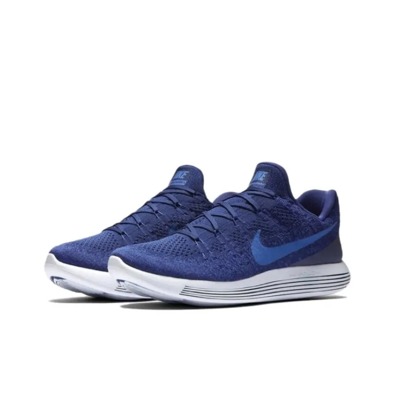 Nike Lunarepic Low Flyknit 2 Deep Royal Blue/Medium Blue-1