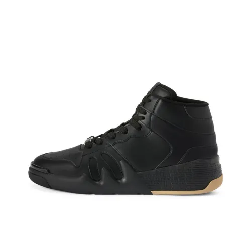 Giuseppe Zanotti Talon Perforated Hi-top Sneakers