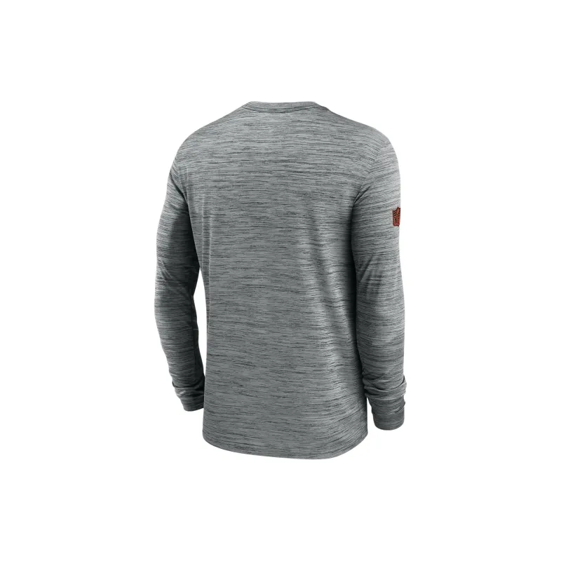 Nike Cincinnati Bengals Sideline Velocity Men's Nike Dri FIT Nfl Long Sleeve T Shirt-1