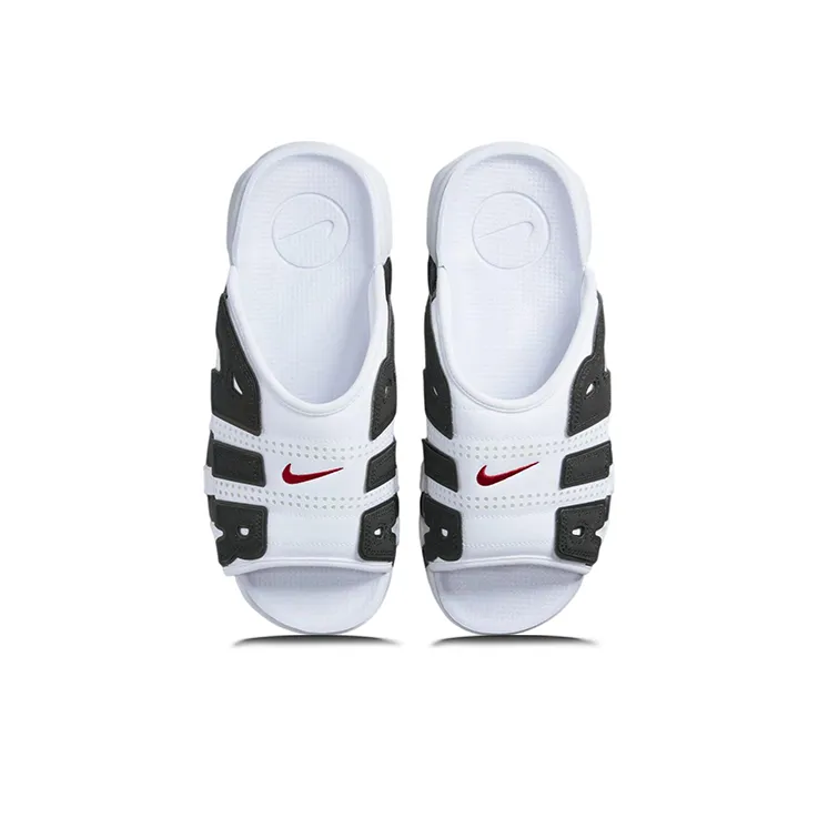 Nike Air More Uptempo Slide 'White Black Red'-2