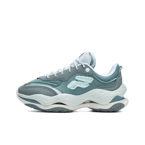 FILA FUSION Cheese Sneakers 'Grey Blue White' Women's