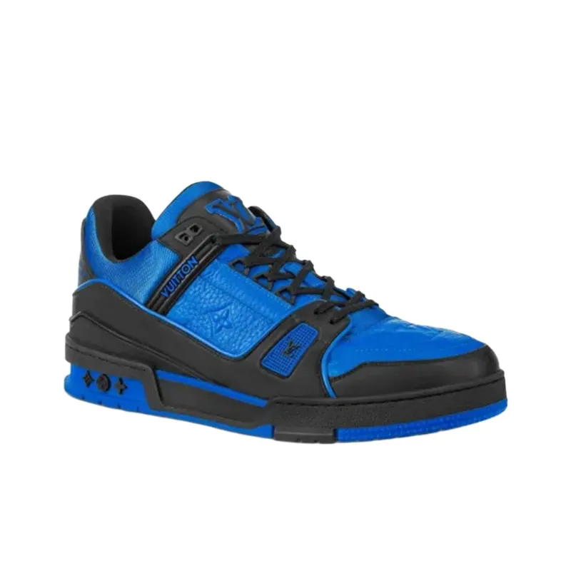 LOUIS VUITTON Lv Trainer Black Blue-1