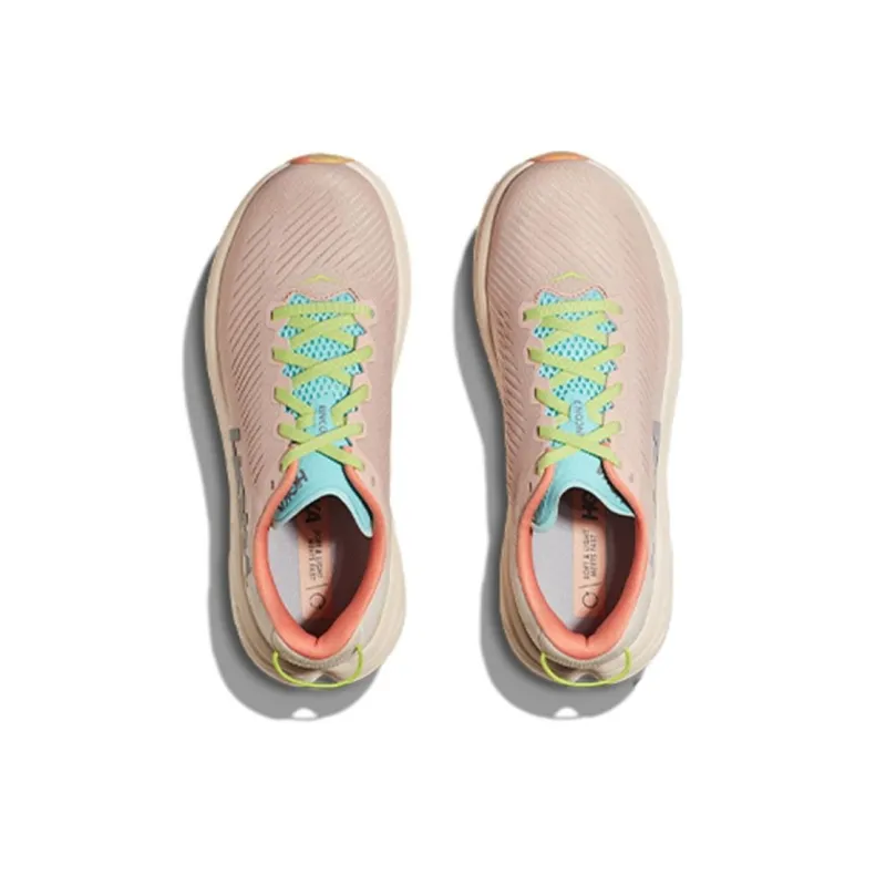 HOKA ONE ONE Rincon 3 Cushioned Wear-Resistant Water-Resistant Low-Top Running Shoes Women's Pink-2